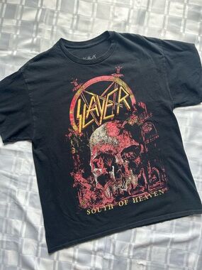 Slayer 'South of Heaven' Black Graphic Band Tee